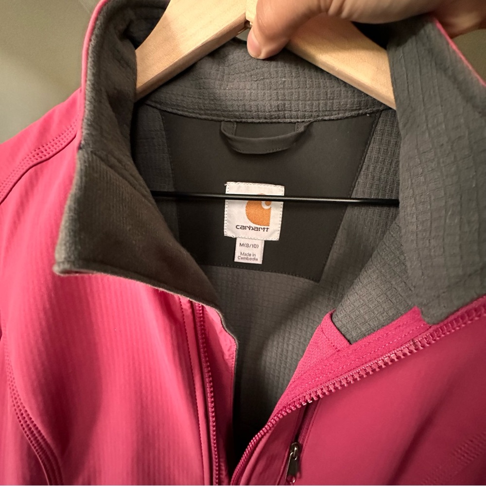 Carhartt Women's Raspberry Softshell Jacket - Picture 3 of 6